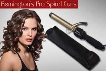 Style inspirations! Remington's Pro Spiral Curling Tong